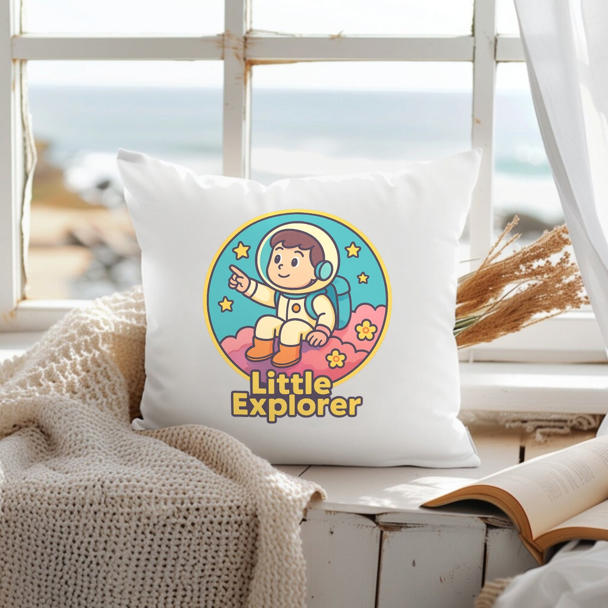 Little Explorer DTF Iron On Transfers for T-Shirts,Cute Astronaut, Cat Artist, and Starry Sky Boy Designs, Heat Press Ready DIY Patches for Clothes, Tote Bags, Hoodies