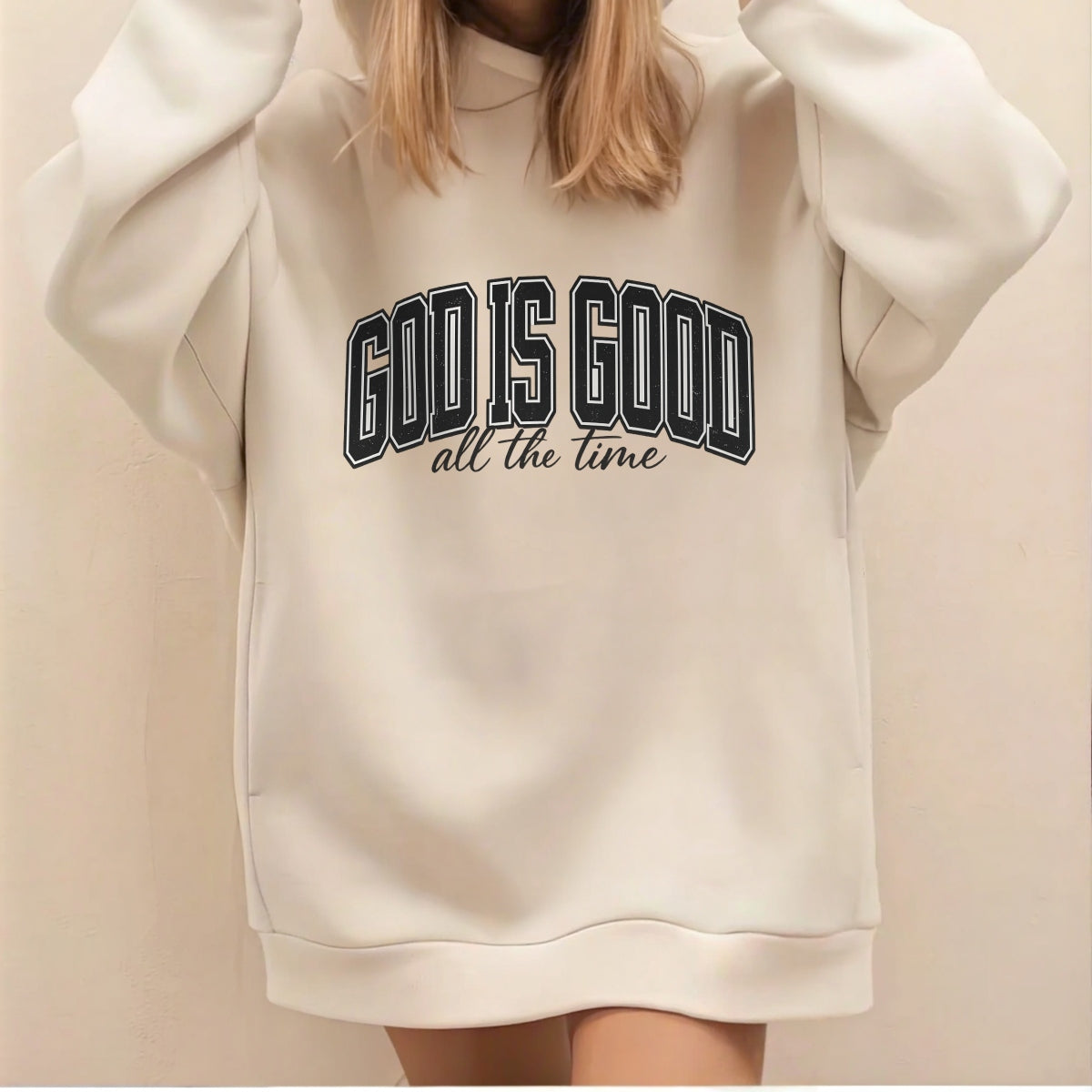 DTF Heat Transfer Iron On Sticker 'God Is Good' Christian Stickers, Religious Quotes Applications for Clothing, Jeans, Bags, Shoes, Hats, Jackets