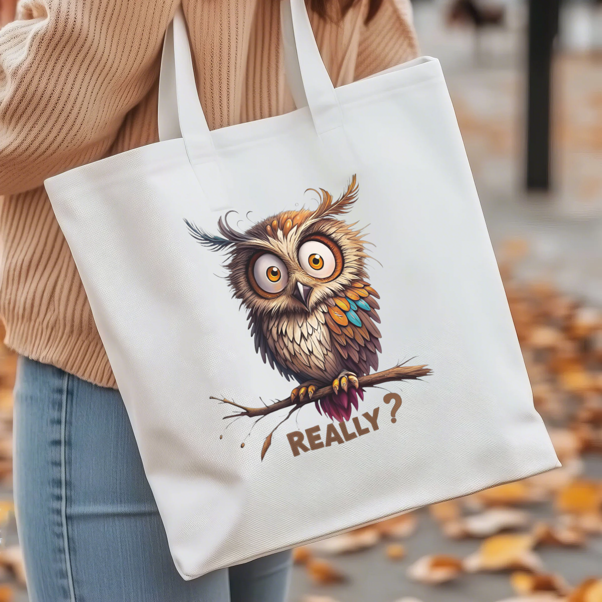 Big-Eyed Owl DTF Transfer