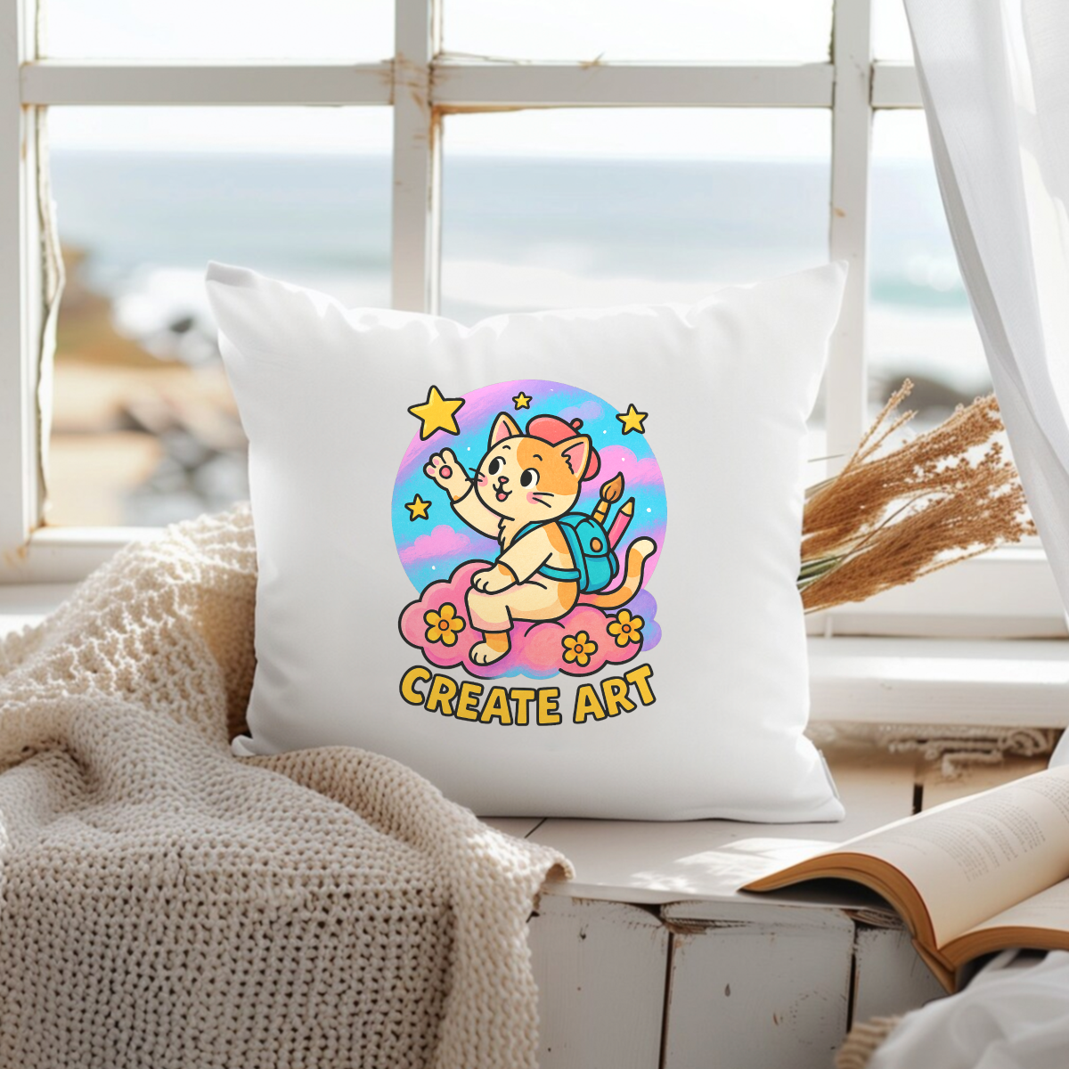 Little Explorer DTF Iron On Transfers for T-Shirts,Cute Astronaut, Cat Artist, and Starry Sky Boy Designs, Heat Press Ready DIY Patches for Clothes, Tote Bags, Hoodies