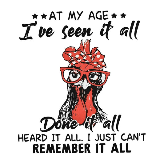 DTF Heat Transfer Iron On Sticker Funny Chicken with Glasses Polka Dot Bandana for Vintage Apparel Bags Home Decor and Halloween Party Favors - 1