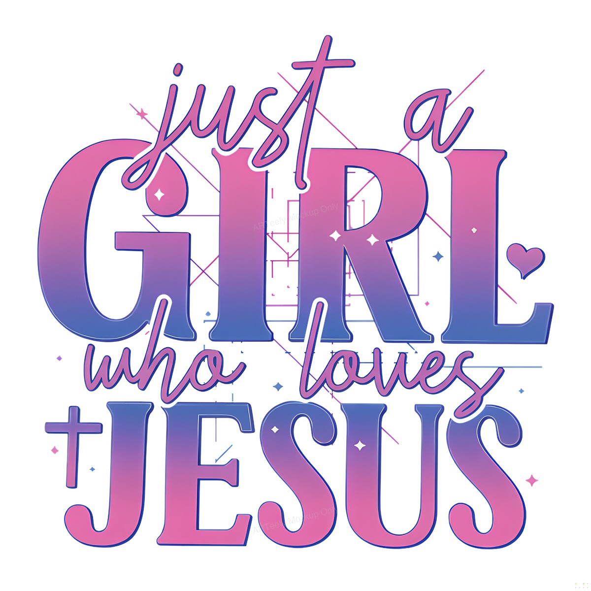 DTF Heat Transfer Iron On Sticker Iron On Transfers for T Shirts Religious Faith Inspired Just a Loves Jesus Design Heat Press Ready Clearance Local Warehouse - 1