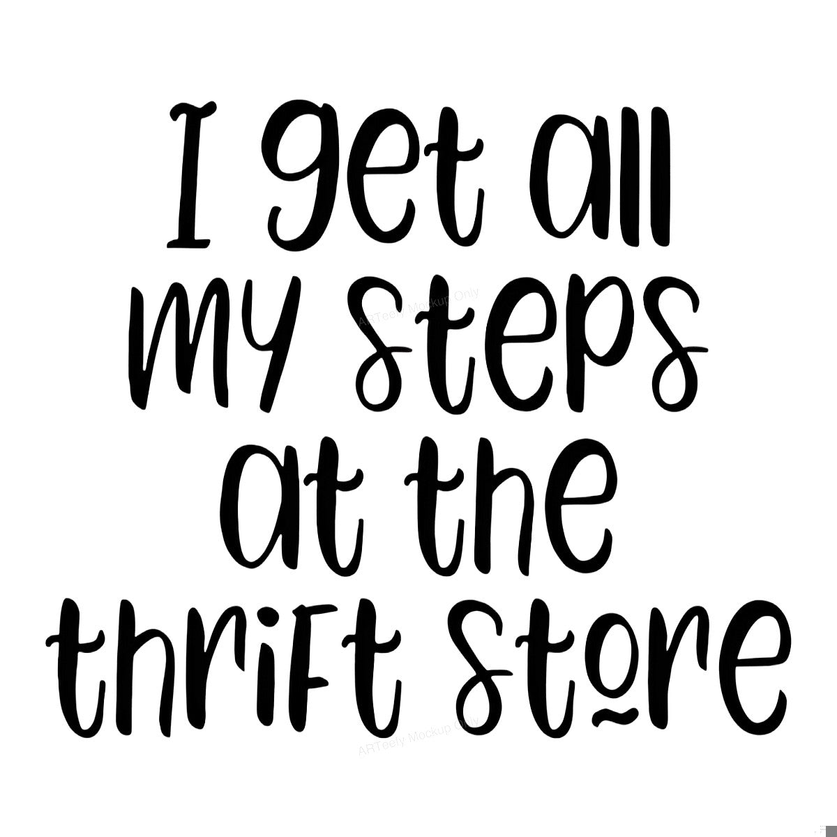 DTF Heat Transfer Iron On Sticker Iron On Transfers for T Shirts Thrift Store Quote Design Heat Press Ready Patches Vintage Merchandise Clearance - 1