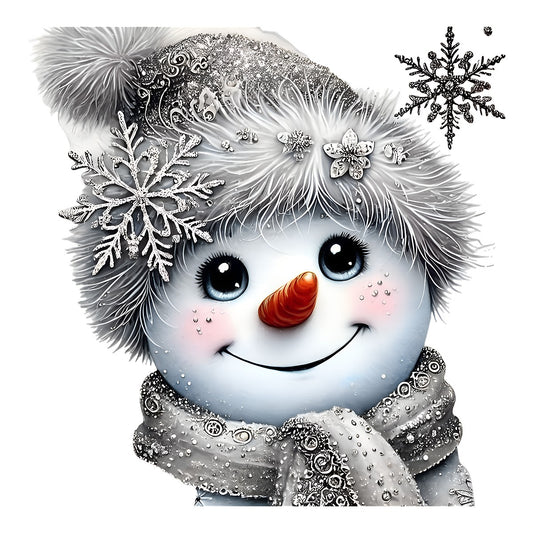 DTF Heat Transfer Iron On Sticker Heat Transfers Ready to Press Elegant Snowflake Winter Hat Scarf Design for Christmas Apparel Local Warehouse - 1