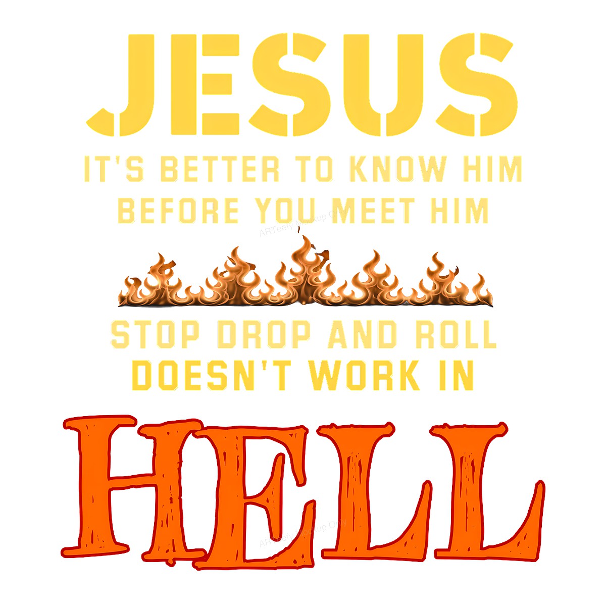 DTF Heat Transfer Iron On Sticker Iron On Heat Transfers Religious Faith Hope Flames Design for T Shirts Hoodies Local Warehouse - 1