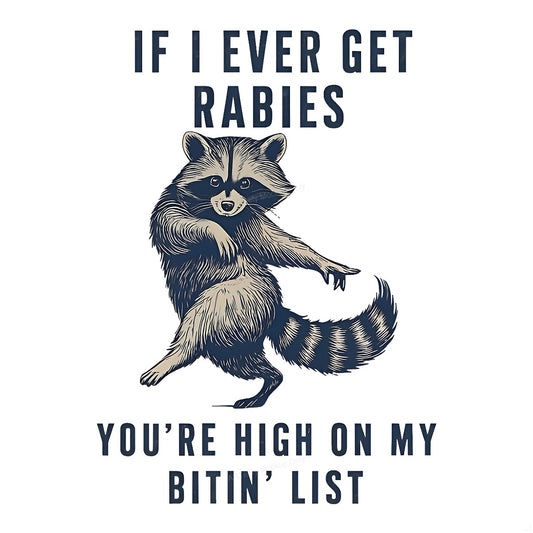 DTF Heat Transfer Iron On Sticker Iron On Heat Transfers Funny Raccoon Design for T Shirts Hoodies Clearance - 1