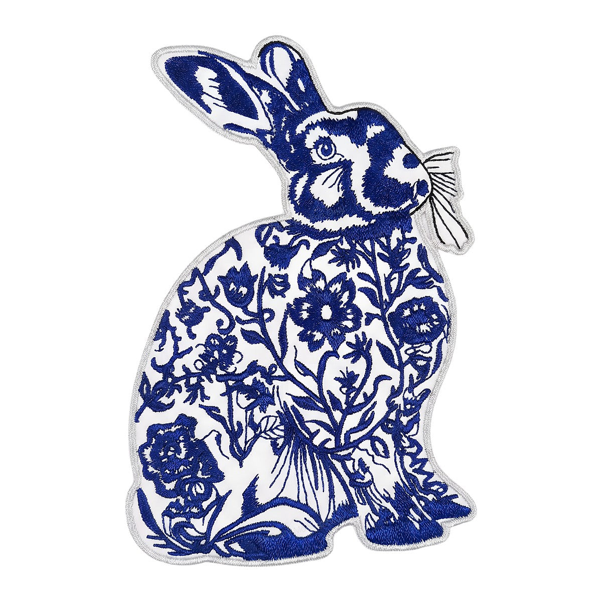 DTF Heat Transfer Iron On Sticker Iron On Heat Transfers Floral Rabbit Design for Home Decor Apparel Easter Crafts Local Warehouse - 1