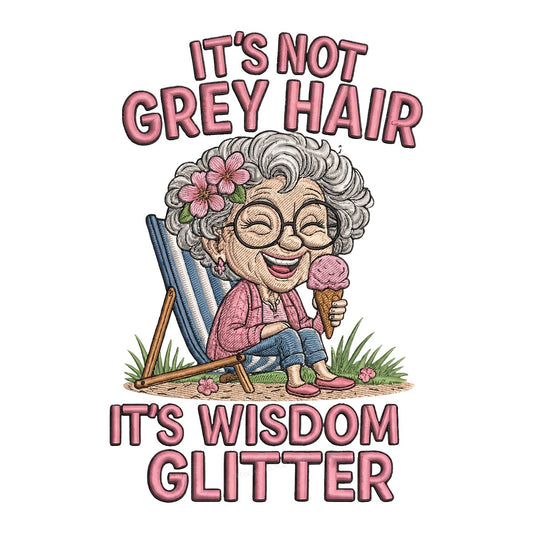 DTF Heat Transfer Iron On Sticker Iron On Transfers for T Shirts Vintage Wisdom Glitter Design for Apparel Local Warehouse - 1