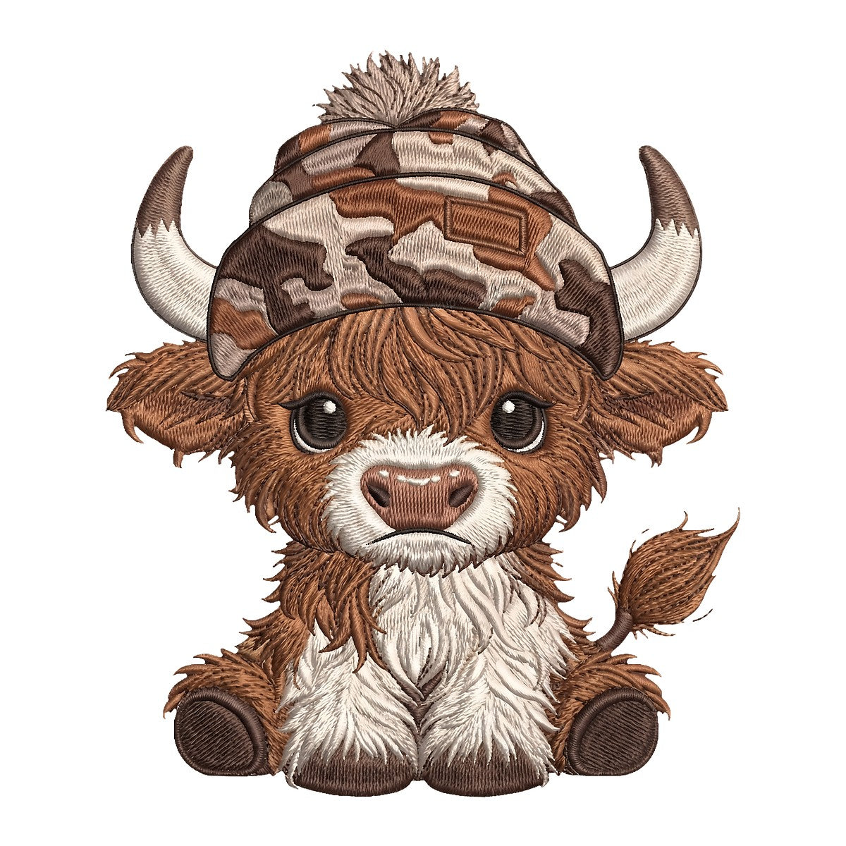 DTF Heat Transfer Iron On Sticker Iron On Transfers for T Shirts Cute Highland Cow Design for Fall Apparel Local Warehouse - 1