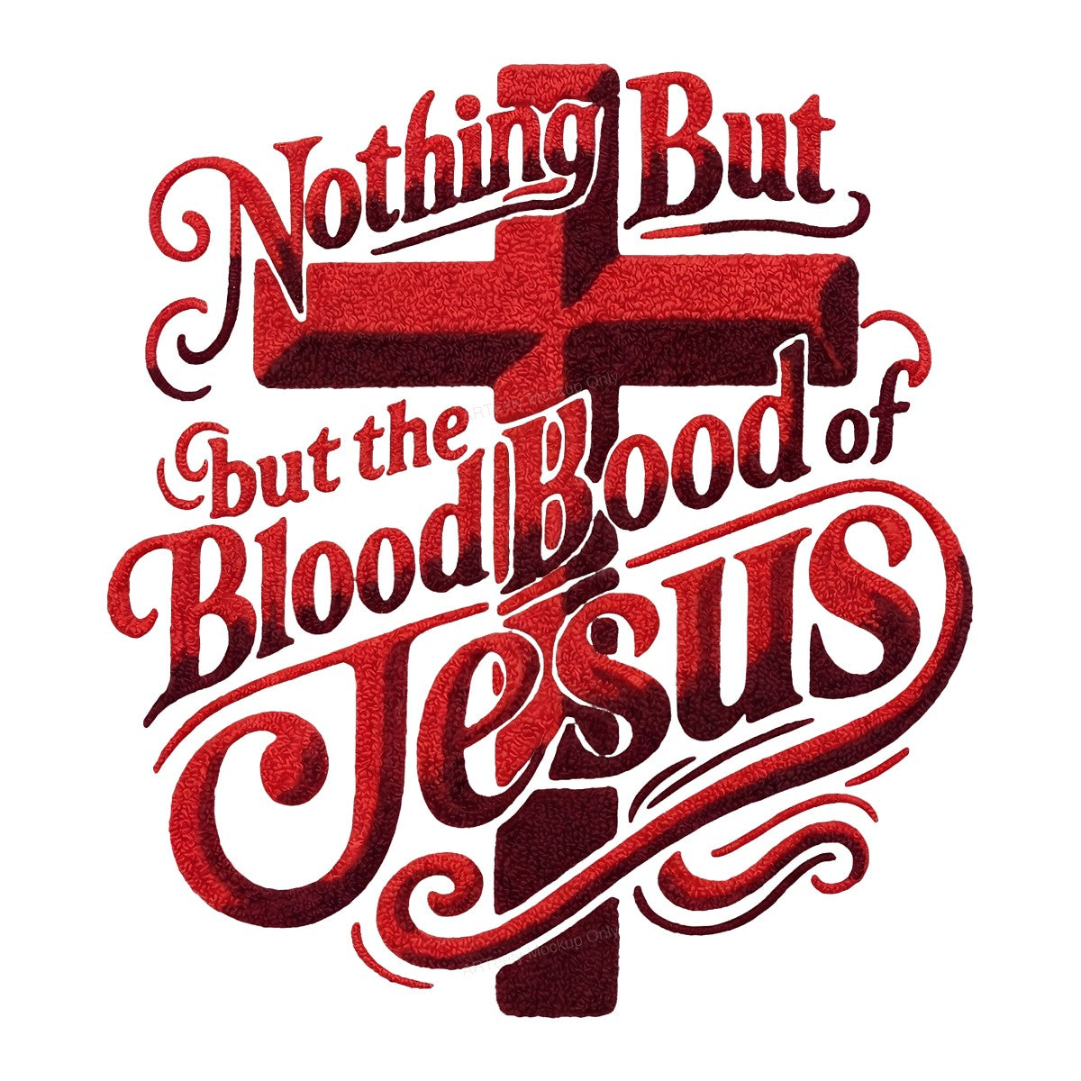 DTF Heat Transfer Iron On Sticker Iron On Heat Transfers Religious Cross Design Inspirational Apparel for T Shirts Hoodies Clearance - 1