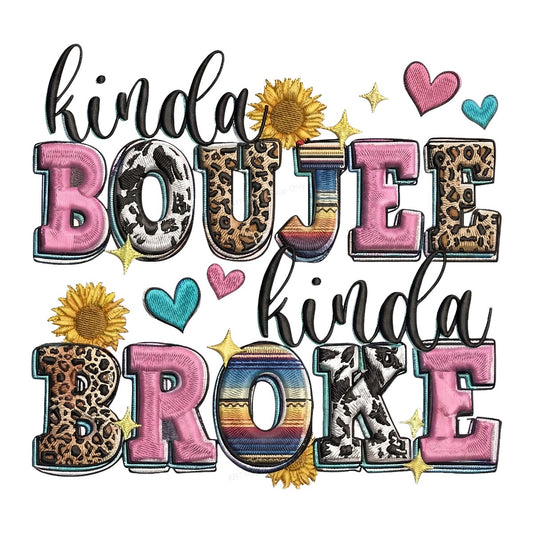 DTF Heat Transfer Iron On Sticker Iron On Heat Transfers Colorful Boujee Style Sunflowers Hearts for Casual Apparel T Shirts Clearance - 1