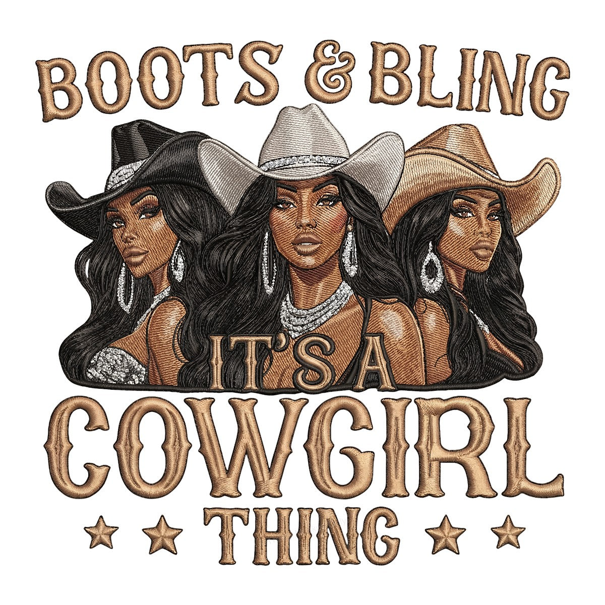 DTF Heat Transfer Iron On Sticker Iron On Transfers for T Shirts Cowgirl Western Style Boots Bling for Apparel Jackets Clearance - 1