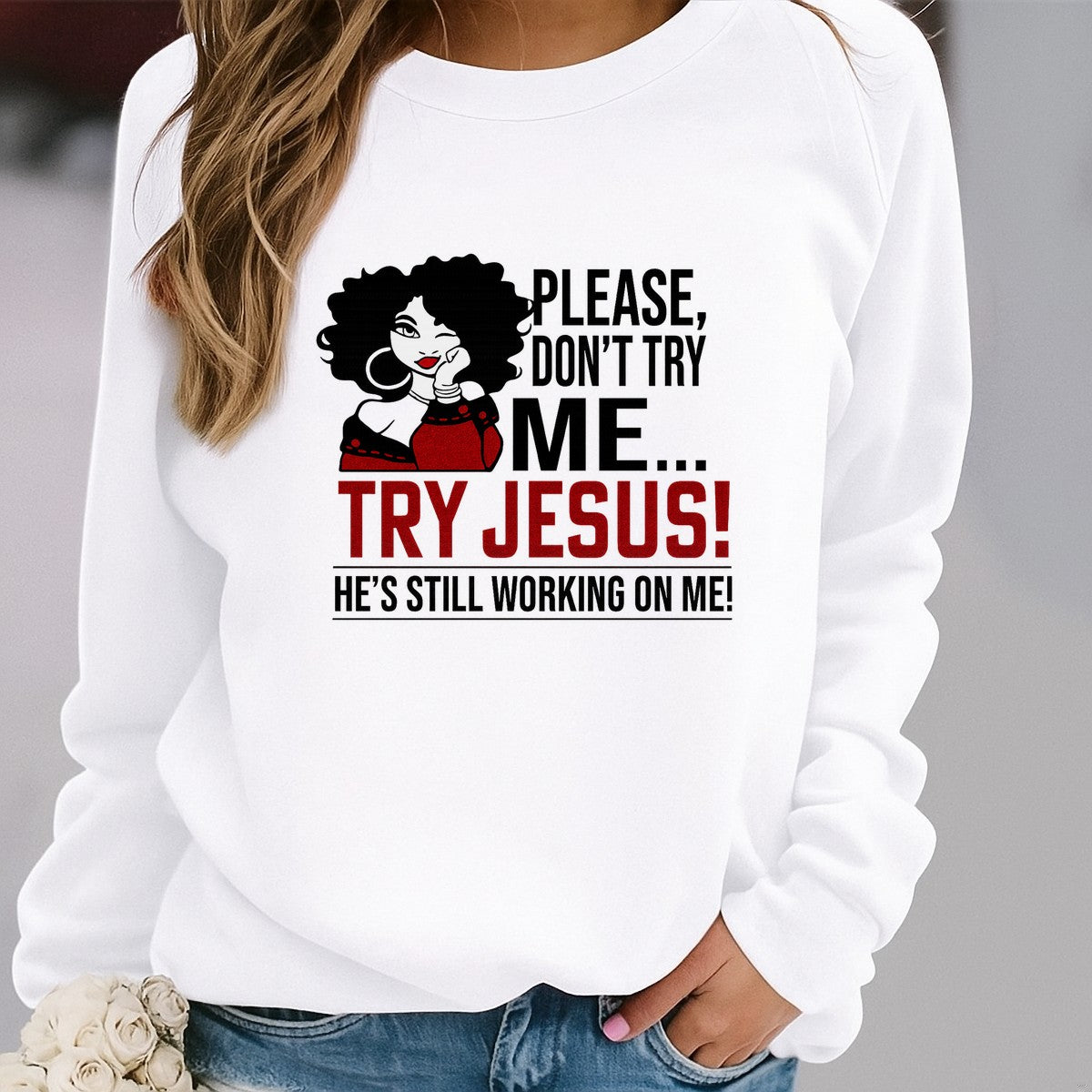 DTF Heat Transfer Iron On Sticker Empowering Afro Woman Graphic with Bold Lettering for Inspirational DIY T Shirts Hoodies Bags and Home Decor - 2