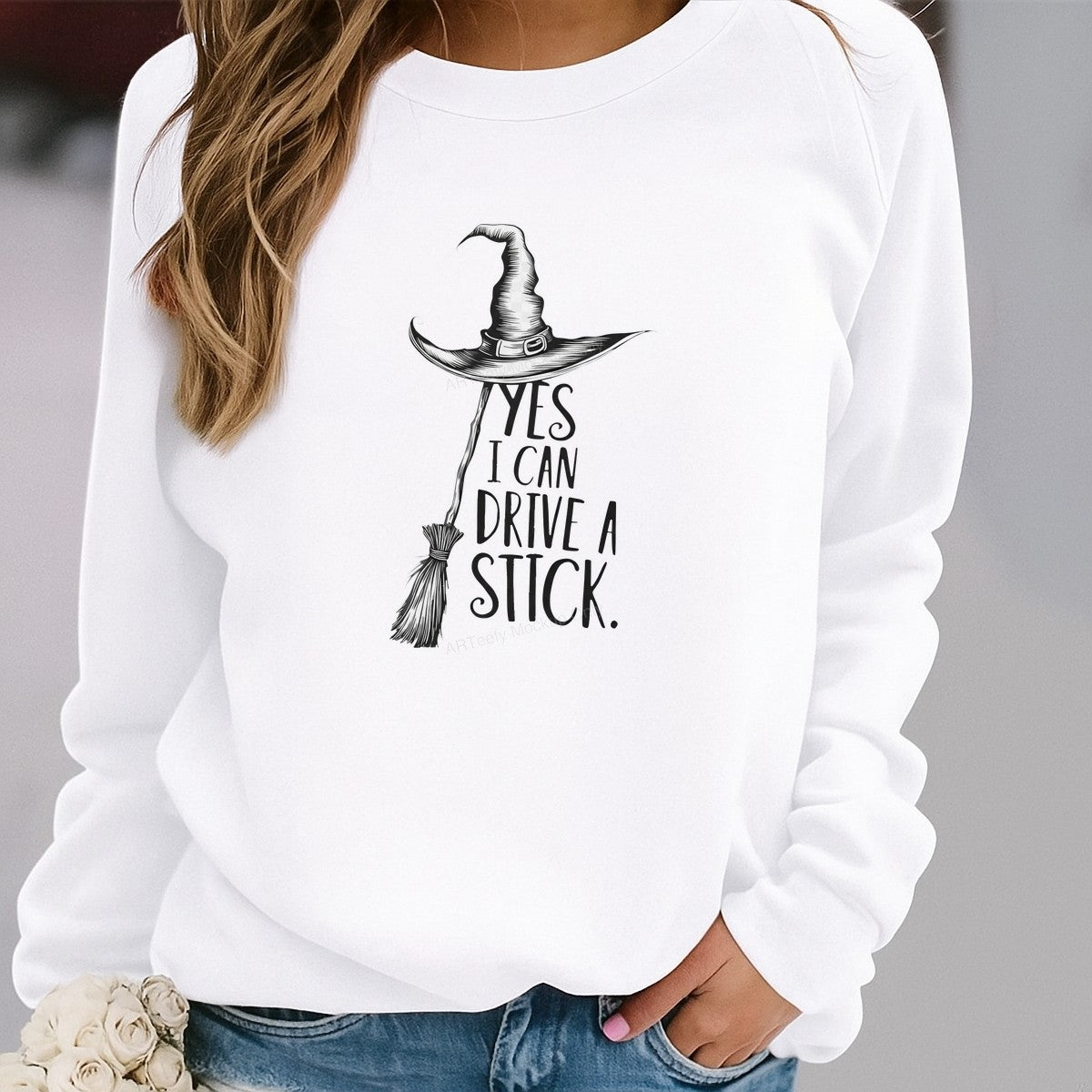 DTF Heat Transfer Iron On Sticker Iron On Transfers for T Shirts Witch Hat Broomstick Halloween Theme Heat Press Ready for Apparel Local Warehouse - 2