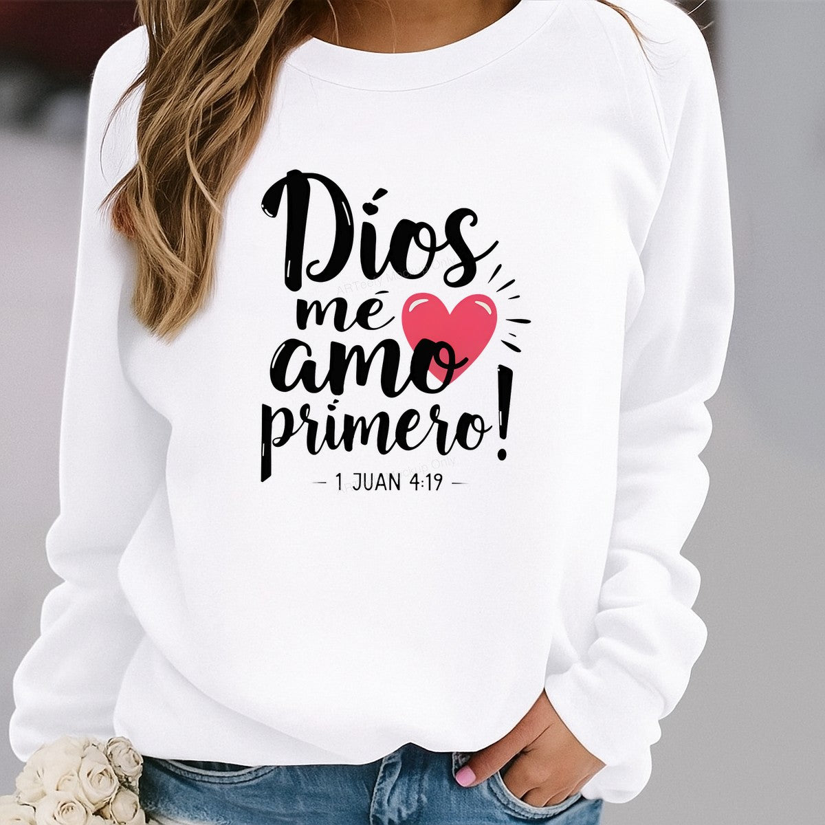 DTF Heat Transfer Iron On Sticker Iron On Transfers for T Shirts Religious Love Heart Design Faith Inspired Apparel Clearance - 2