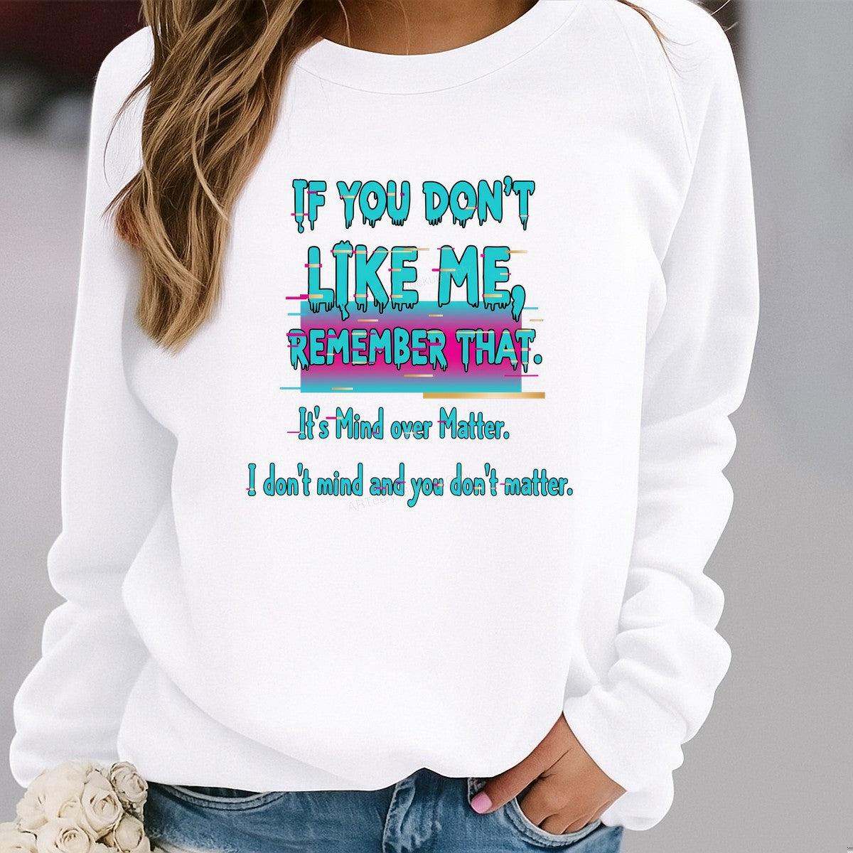 DTF Heat Transfer Iron On Sticker Iron On Transfers for T Shirts Motivational Quote Drip Lettering Design Casual Wear Vintage Merchandise Clearance - 2