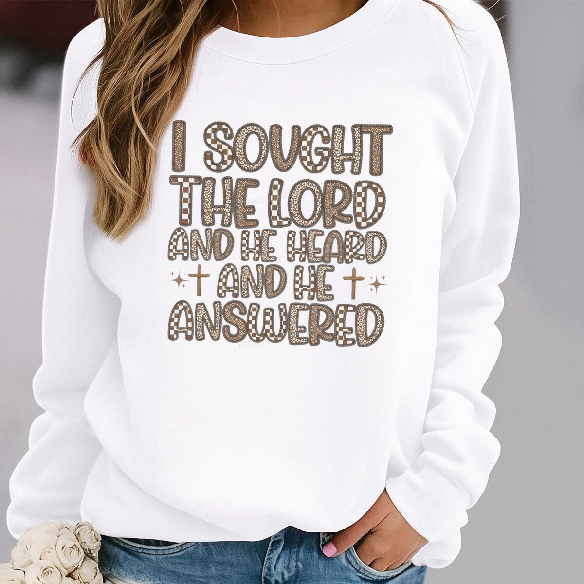 DTF Heat Transfer Iron On Sticker Iron On Heat Transfers Religious Faith Inspired Design for T Shirts Hoodies Local Warehouse - 2