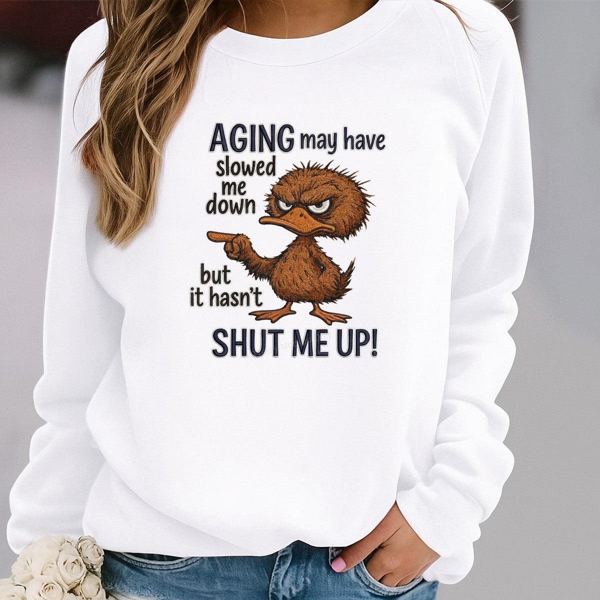 DTF Heat Transfer Iron On Sticker Iron On Transfers for T Shirts Funny Aging Humor Design for Casual Wear Local Warehouse - 2