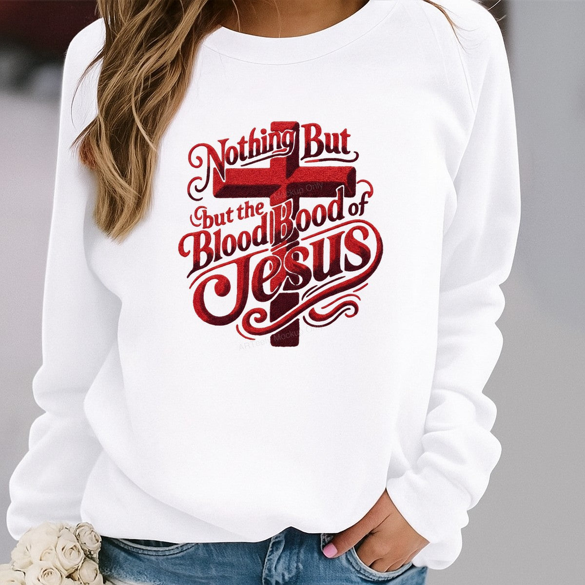 DTF Heat Transfer Iron On Sticker Iron On Heat Transfers Religious Cross Design Inspirational Apparel for T Shirts Hoodies Clearance - 2