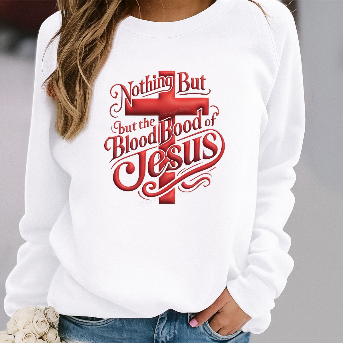 DTF Heat Transfer Iron On Sticker Iron On Heat Transfers Religious Cross Design Inspirational Apparel for T Shirts Hoodies Clearance - 2