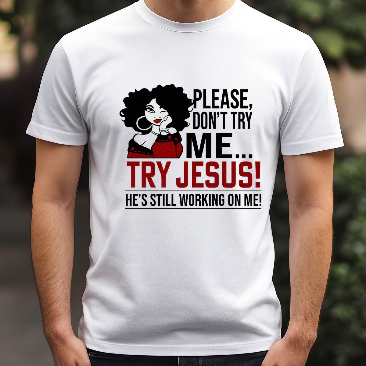 DTF Heat Transfer Iron On Sticker Empowering Afro Woman Graphic with Bold Lettering for Inspirational DIY T Shirts Hoodies Bags and Home Decor - 3