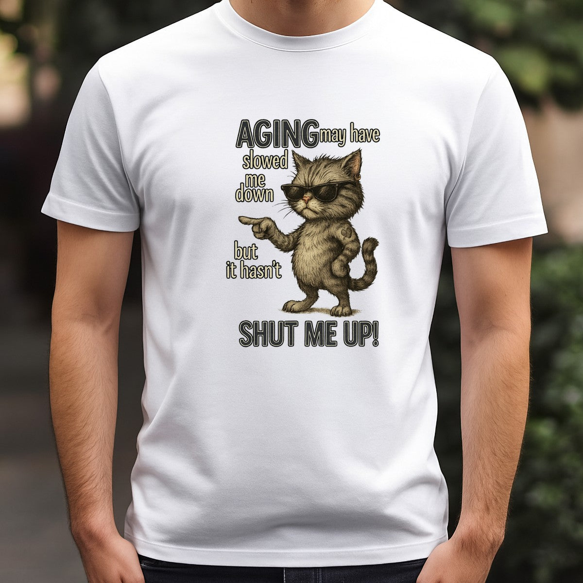 DTF Heat Transfer Iron On Sticker Cool Cat with Sunglasses and Funny Quote for Apparel T Shirts Bags and Home Decor - 3