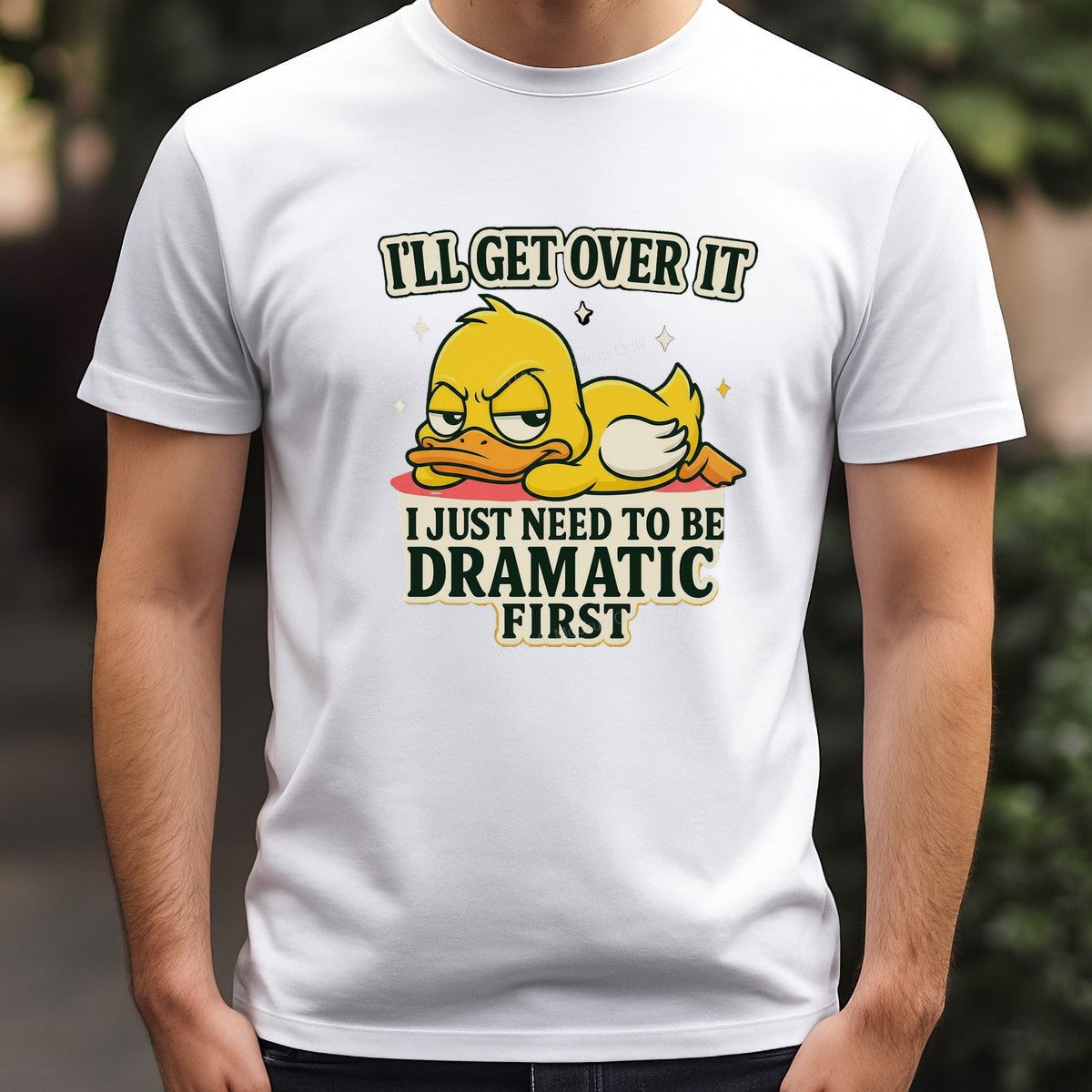 DTF Heat Transfer Iron On Sticker Iron On Heat Transfers Cute Cartoon Duck Design Funny Lettering for T Shirts Hoodies Local Warehouse - 3