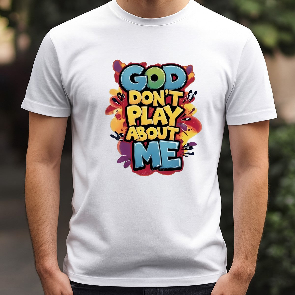 DTF Heat Transfer Iron On Sticker DTF Transfers Ready to Press Bold Colorful God Inspired Lettering for T Shirts Hoodies Local Warehouse - 3