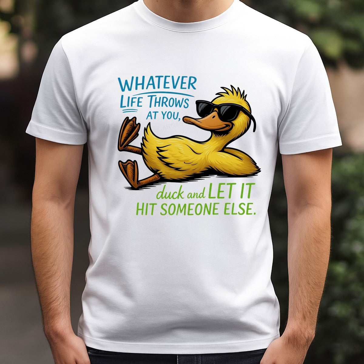 DTF Heat Transfer Iron On Sticker Iron On Heat Transfers Funny Duck Design Sunglasses for Casual Shirts Hoodies Local Warehouse - 3