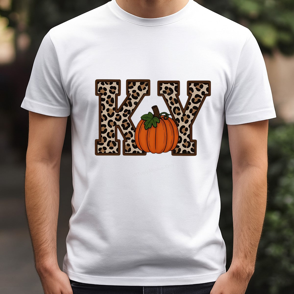 DTF Heat Transfer Iron On Sticker Iron On Transfers for T Shirts Leopard Print KY Pumpkin Fall Iron On Patches Local Warehouse Clearance - 3