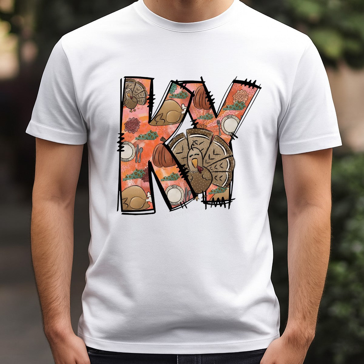 DTF Heat Transfer Iron On Sticker Heat Transfer Designs Ready to Press Thanksgiving Turkey Pattern for Fall Decor T Shirts Local Warehouse - 3