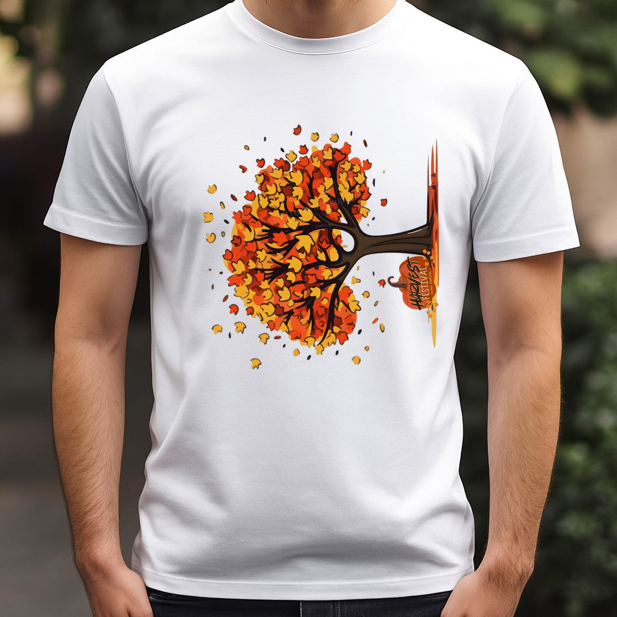 DTF Heat Transfer Iron On Sticker Iron On Heat Transfers Autumn Tree Design Fall Home Decor Thanksgiving Iron On Heat Transfers Clearance - 3