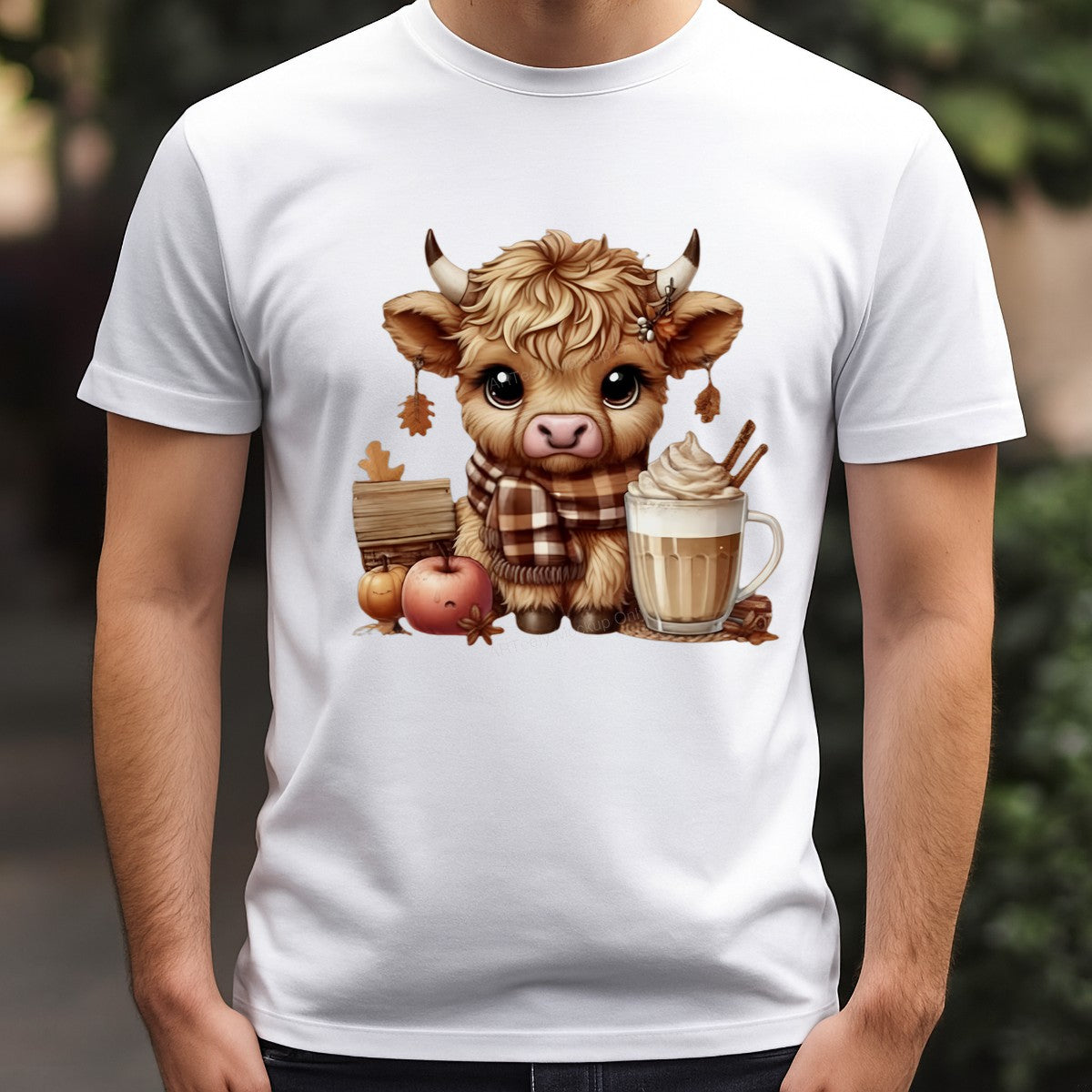 DTF Heat Transfer Iron On Sticker Heat Transfer Designs Ready to Press Cozy Autumn Highland Cow Fall Decor for T Shirts Hoodies Local Warehouse - 3