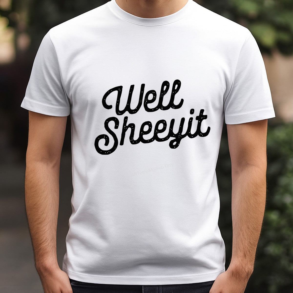 DTF Heat Transfer Iron On Sticker Iron On Heat Transfers Well Sheeyit Retro Lettering Style for T Shirts Hoodies Vintage Merchandise Clearance Local Warehouse - 3