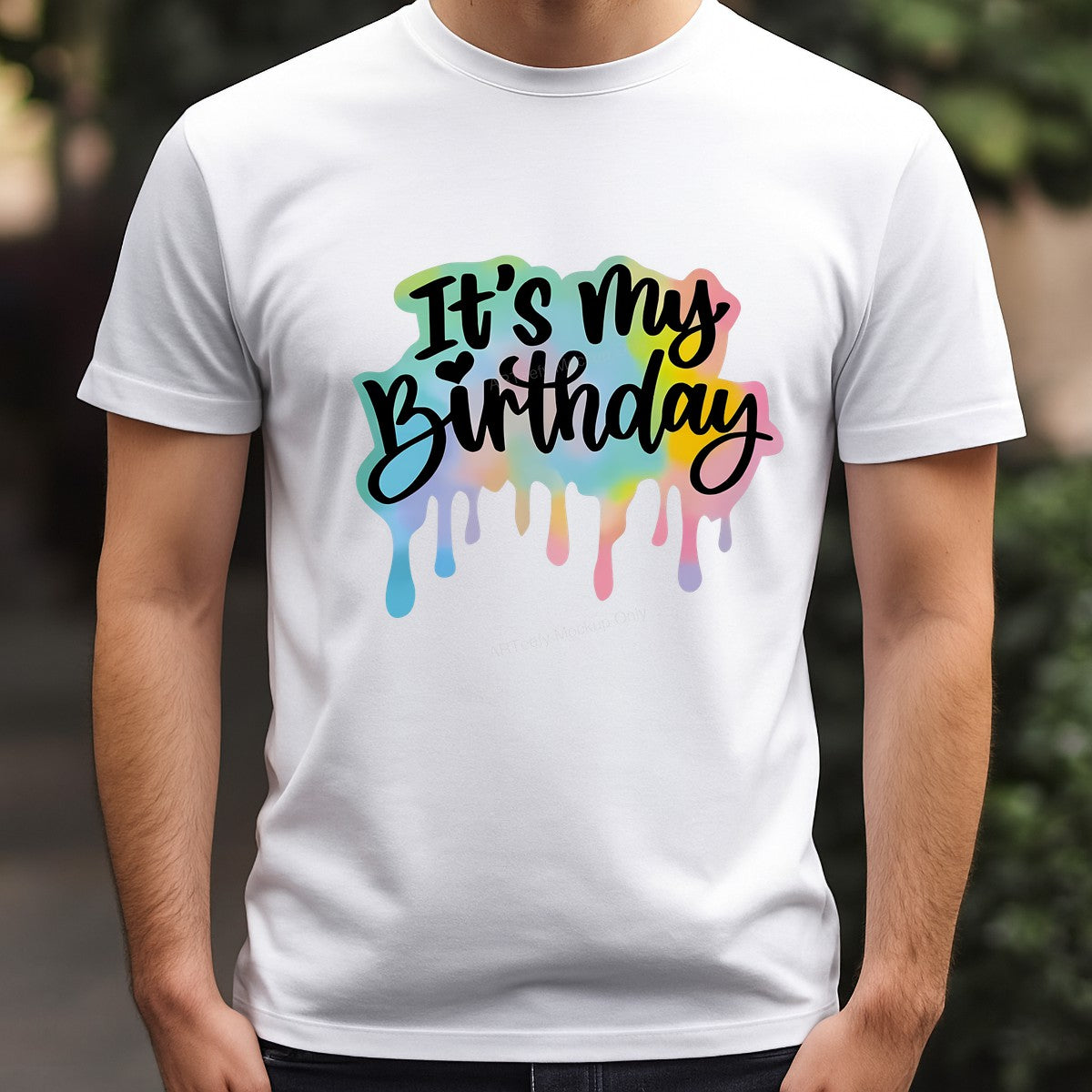 DTF Heat Transfer Iron On Sticker Iron On Heat Transfers Colorful Birthday Lettering for Party Shirts Hoodies Local Warehouse - 3