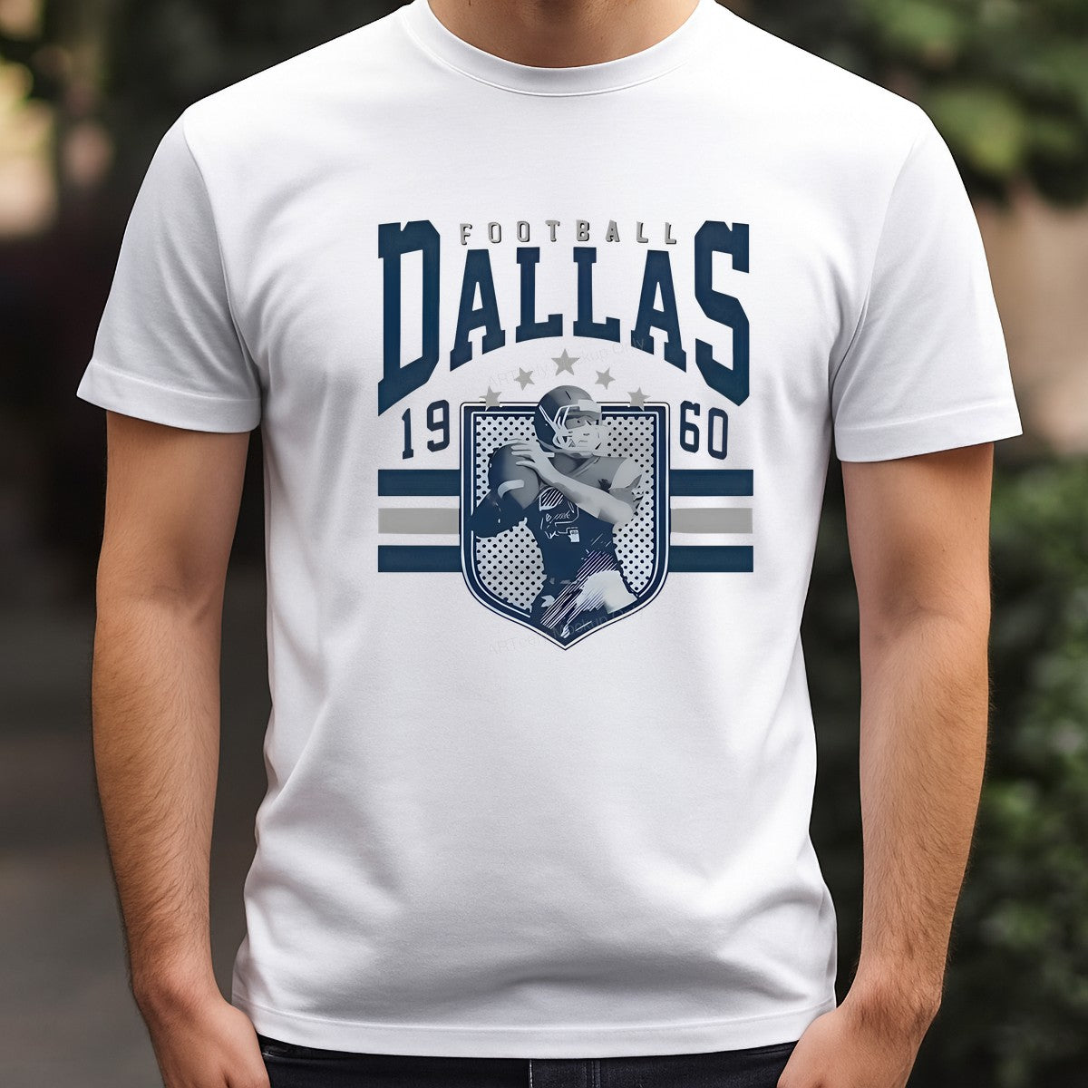 DTF Heat Transfer Iron On Sticker Iron On Heat Transfers Football Dallas Style Sports Team Inspired Apparel Local Warehouse - 3