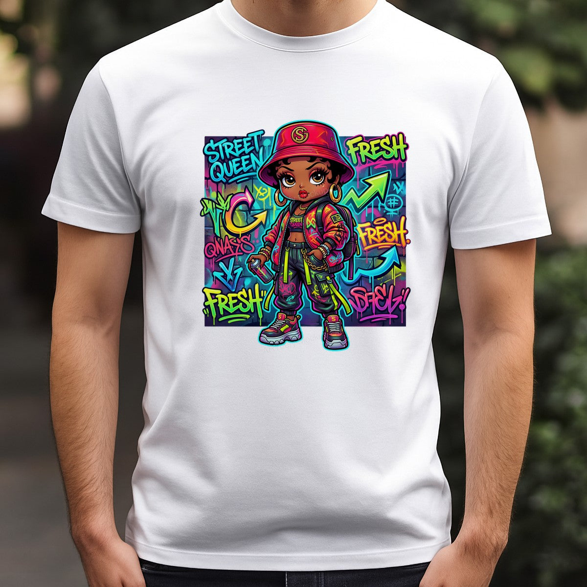 DTF Heat Transfer Iron On Sticker Urban Graffiti Style Hip Hop Fashion Elements for T Shirts Jackets Local Warehouse - 3