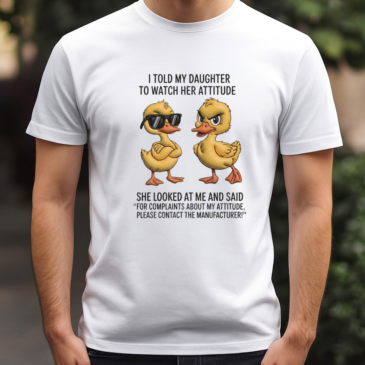 DTF Heat Transfer Iron On Sticker Iron On Heat Transfers Duck Cartoon Character Inspired Fun Attitude Design for Casual Wear T Shirts Clearance - 3