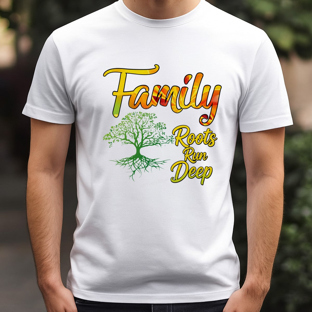 DTF Transfer Family Roots Run Deep Tree Graphic for T Shirts Hoodies and Tote Bags - 3
