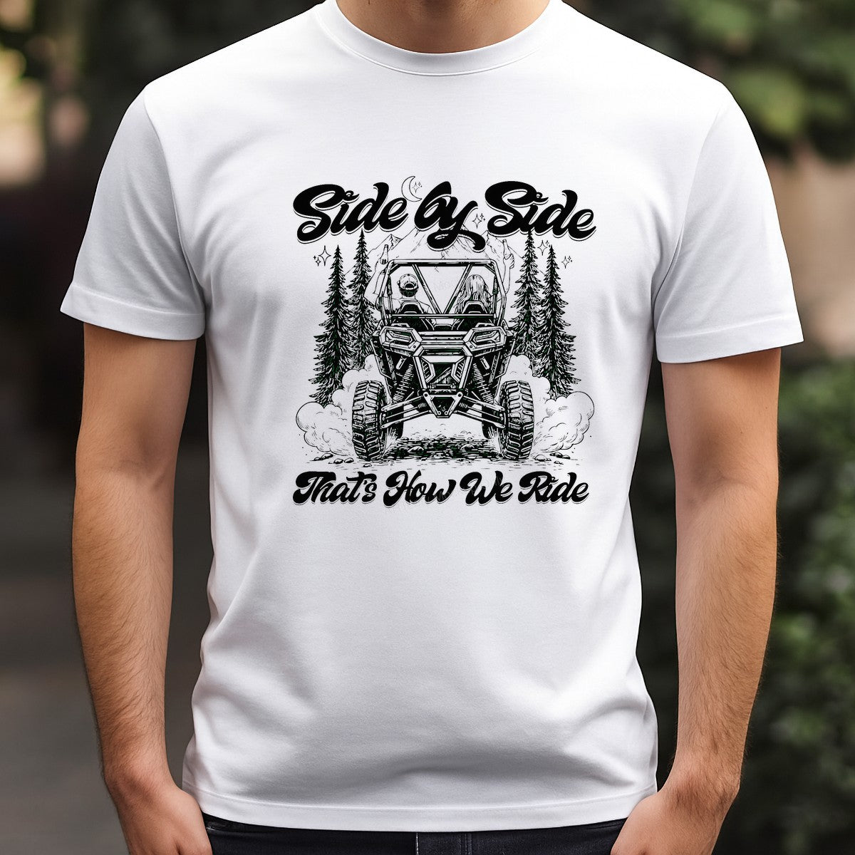 DTF Transfer Side by Side That’s How We Ride Off Road UTV Graphic for T Shirts Hoodies and Outdoor Apparel - 3
