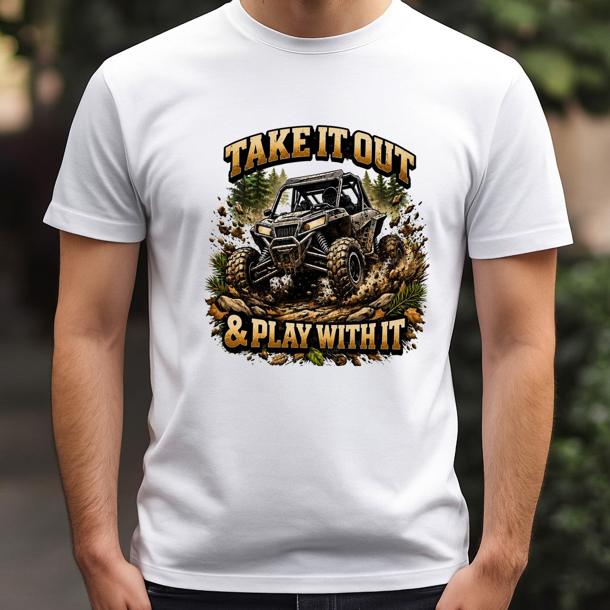 DTF Transfer Take It Out And Play With It Off Road ATV Graphic for T Shirts Hoodies and Casual Wear - 3