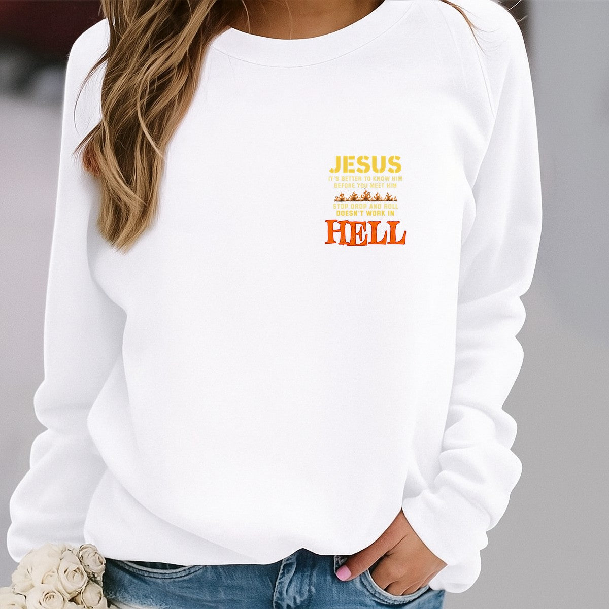 DTF Heat Transfer Iron On Sticker Iron On Heat Transfers Religious Faith Hope Flames Design for T Shirts Hoodies Local Warehouse - 4