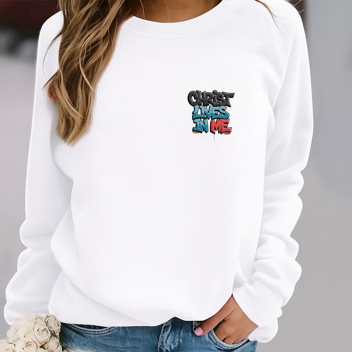 DTF Heat Transfer Iron On Sticker Iron On Heat Transfers Graffiti Style Inspirational Faith Message for T Shirts Hoodies Clearance - 4