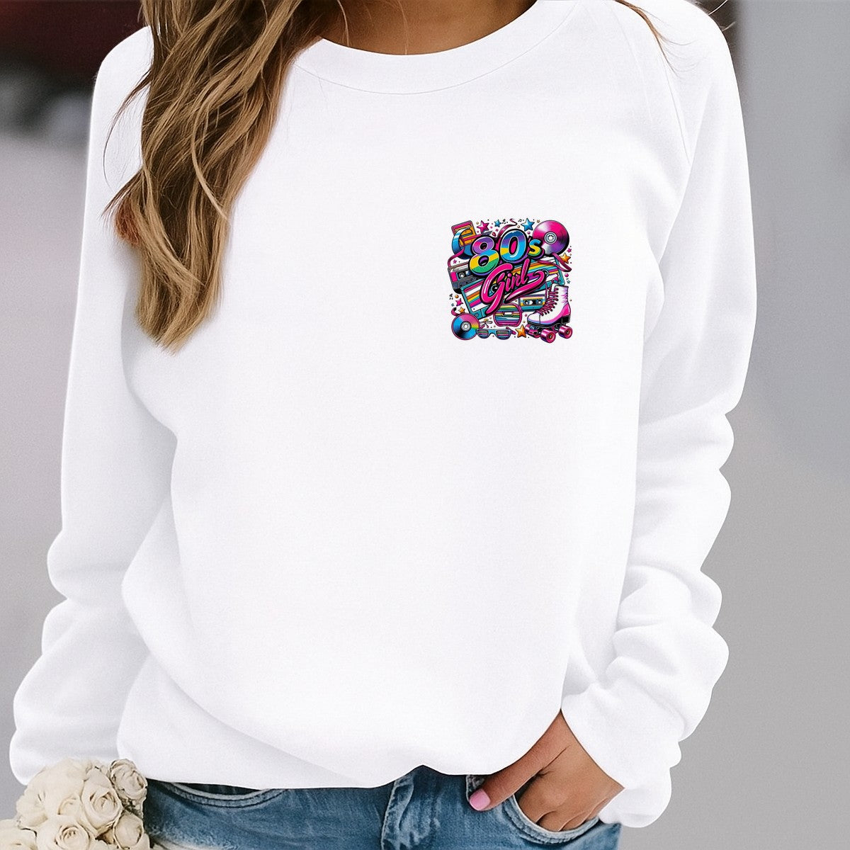 DTF Heat Transfer Iron On Sticker Iron On Heat Transfers Retro 80s Style Neon Colors for T Shirts Jackets Local Warehouse - 4