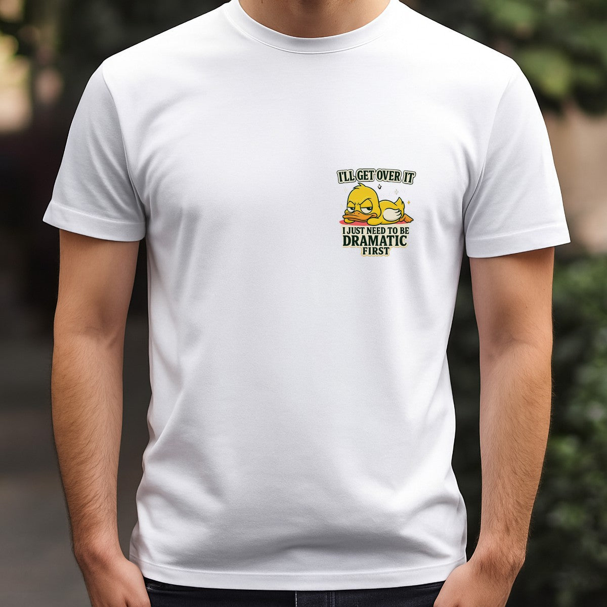 DTF Heat Transfer Iron On Sticker Iron On Heat Transfers Cute Cartoon Duck Design Funny Lettering for T Shirts Hoodies Local Warehouse - 5
