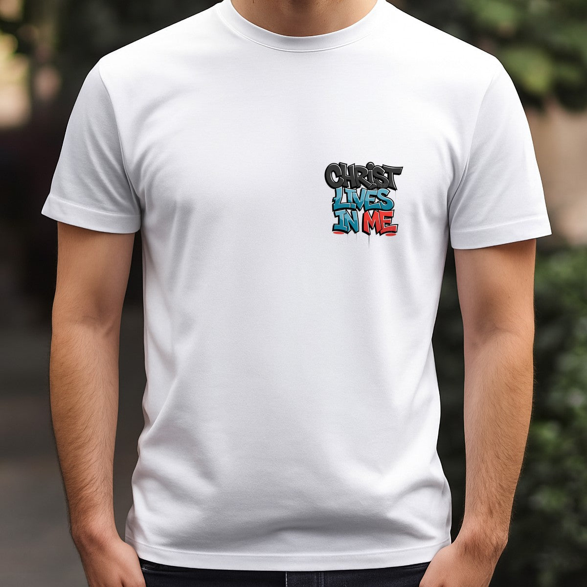 DTF Heat Transfer Iron On Sticker Iron On Heat Transfers Graffiti Style Inspirational Faith Message for T Shirts Hoodies Clearance - 5