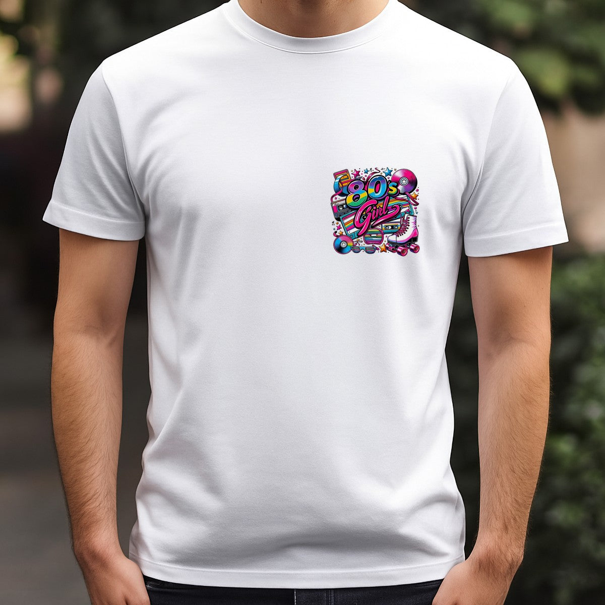 DTF Heat Transfer Iron On Sticker Iron On Heat Transfers Retro 80s Style Neon Colors for T Shirts Jackets Local Warehouse - 5