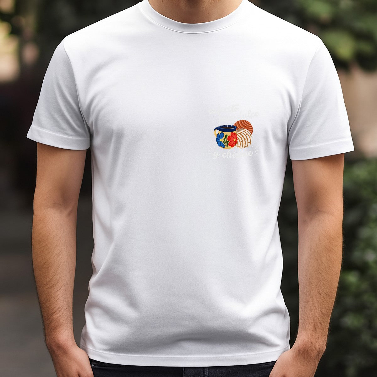 DTF Heat Transfer Cafecito Pan Dulce Y Chisme Mexican Coffee and Conchas Graphic for T Shirts Hoodies and Tote Bags - 5
