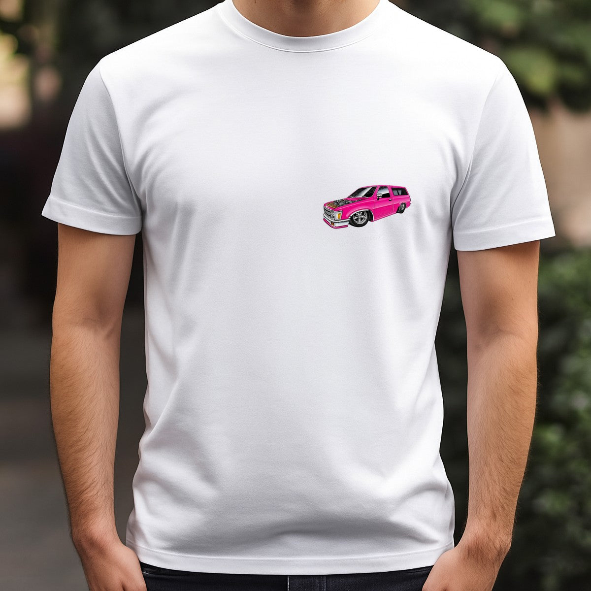 DTF Transfer Hot Pink Lowrider Truck Engine Graphic for T Shirts Hoodies and Car Enthusiast Gifts - 5