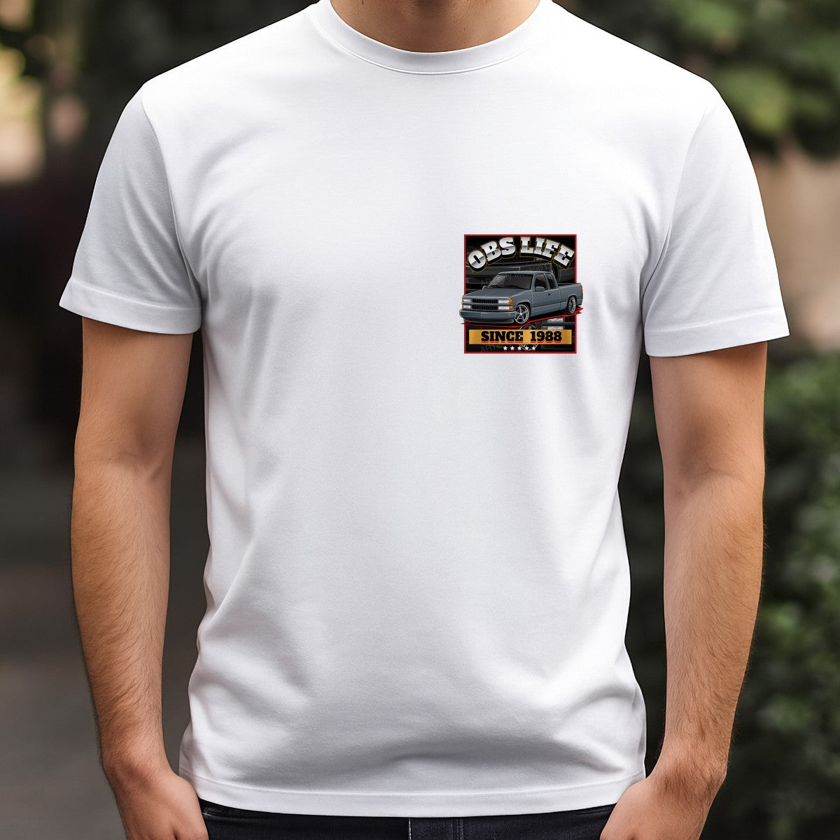 DTF Transfer OBS Life Since 1988 Pickup Truck Graphic for T Shirts Hoodies and Garage Apparel - 5